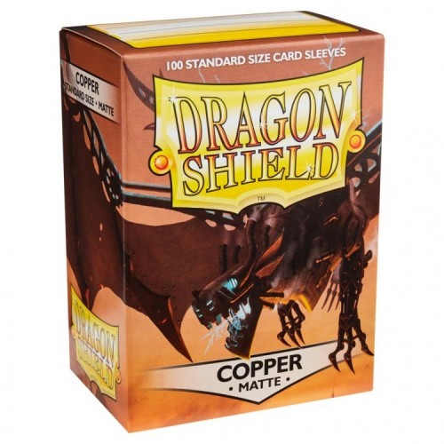 Protector de cartas Dragon Shield 100 - Standard Matte Copper