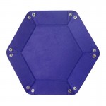 Hexagon Dice Tray - Blue