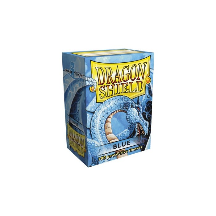 Protector de cartas Dragon Shield 100- Standard Azul