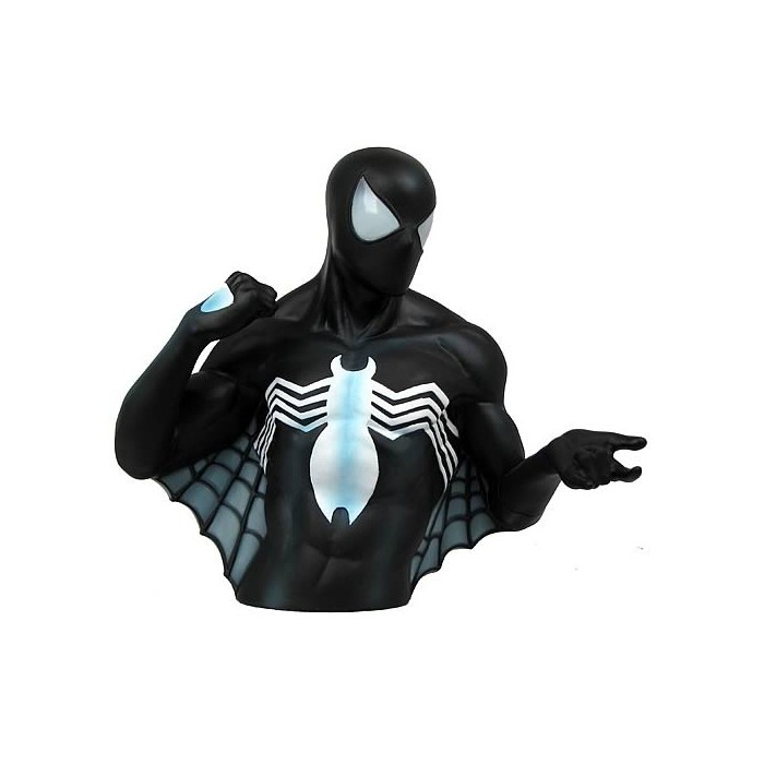 Figura Black Spiderman Bust Bank