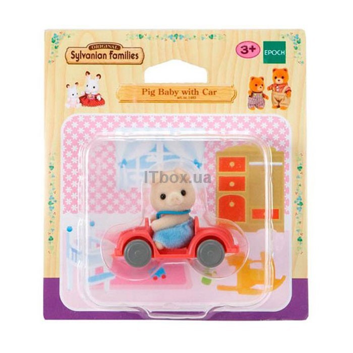 Pig Baby with Car 1483