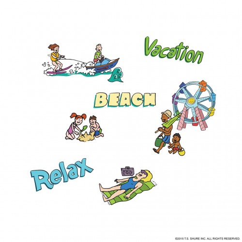 Stickers Super  Doodle Vacation