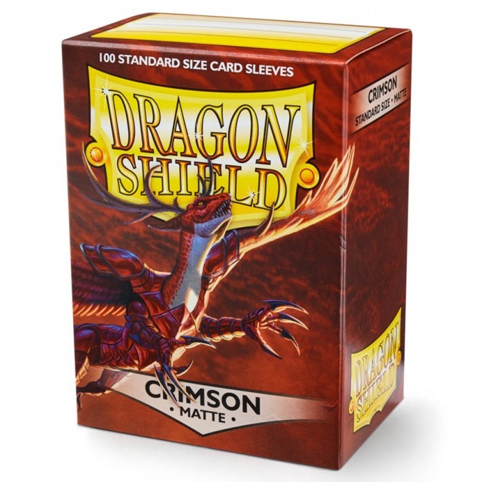 Protector de cartas Dragon Shield 100 - Standard Matte Crimson